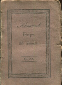  p Almanach poetique de Bruxelles pour l An 1814 p p Augier Victor i et al i p 