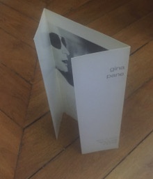 p Gina Pane p p galerie isy brachot 1978 p p Pane Gina p