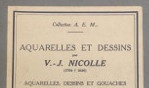 M. A. E.   collection   Nicolle aquarelles et dessins   1924