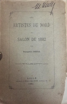  p Les artistes du Nord p p au p p Salon de 1882 p p Denis Theophile p 