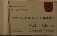  p Musee Museum H Verhaeghe de Naeyer Pavillon chinois Chineesch Paviljoen p 