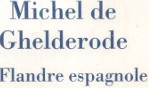 Ghelderode Michel de   Pol Vandromme   Flandre espagnole