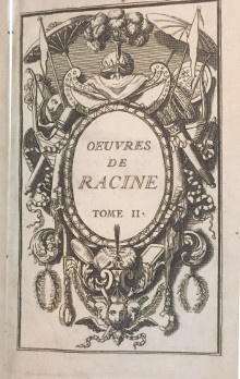  p OEuvres de Racine p p i Tome second i p 
