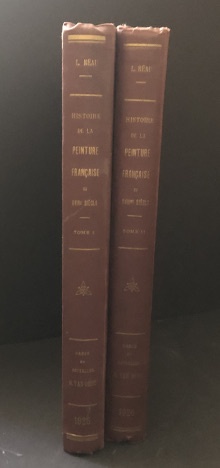  p Histoire de la Peinture francaise p p au XVIIIe siecle p p par Louis Reau p p I II p p p 