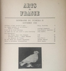  p Arts de France p p n 31 octobre 1950 p p Boris Taslitzky  i Artistes il faut sauver la paix i p p br p 