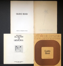 p Guido Biasi p p Lot de 4 catalogues p p Italie 1976 1978 p 