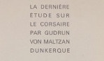 Maltzan Gundrun von   le corsaire   Dunkerque