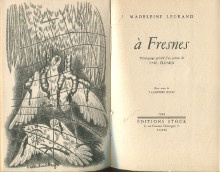  p A Fresnes i temoignage precede d un poeme de Paul Eluard i p p Legrand Madeleine et Hugo Valentine illust p 