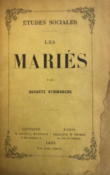  p Les Maries p p i Douze caracteres conjugaux i p p Etudes sociales p p Strindberg Auguste p 