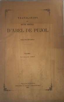 Translations des restes mortels d Abel de Pujol poeme Garin Adolphe