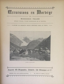  p Excursions en Norvege p p par p p Mgr Fallize p p eveque d Elusa vicaire apostolique de la Norvege p p br p 