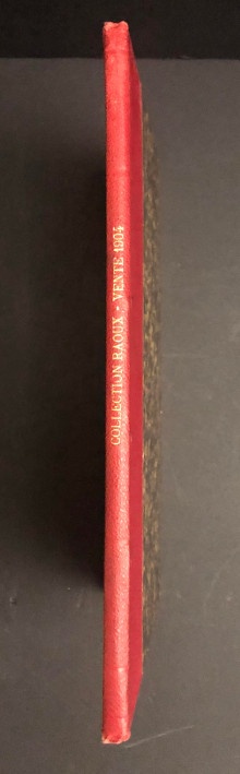  p i Collection Raoux i p p Catalogue de Tableaux anciens p p Dessins Miniatures p p par p p Boucher bouliar Desportes Eisen Fragonard Greuze Hoppner Nattier Hubert Robert  p p b Importante decoration par Jean RAOUX b p p dont la vente aura lieu p p Hotel Drouot  p p le jeudi 16 juin 1904 p 