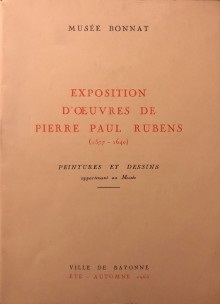 p Exposition d oeuvres de p p Pierre Paul Rubens p p Bayonne 1965 p p i peintures et dessins i p p i appartenant au musee i p