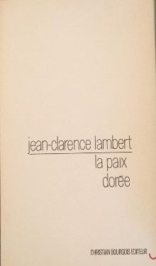  p La paix doree p p Lambert Jean Clarence p 