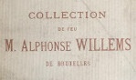 Willems Alphonse   Collection   vente Paris 1920