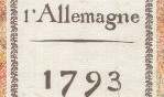Allemagne   Guide de 1793 hasn ottokar Reichard