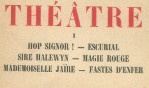 Ghelderode michel de   Théâtre I.   broché