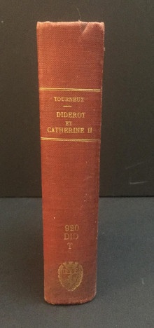  p Diderot et Catherine II p p Tourneux Maurice p 
