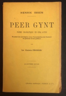 p Peer Gynt p p i Poeme dramatique en cinq actes i p p Ibsen Henrik p 