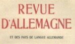 Revue d'Allemagne   n° 63 janvier 1933