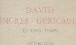 David Ingres Géricault   ENSBA 1934