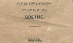 Goethe   Biographie 19e siècle