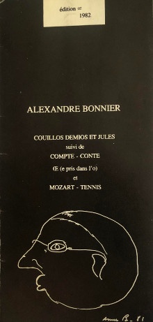  p Couillos Demios et Jules p p i suivi de i p p Compte Conte p p OE e pris dans l o br p p i et i p p Mozart Tennis p p Alexandre Bonnier p 