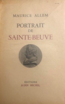  p Portrait de p p Sainte Beuve p p Allem Maurice p 
