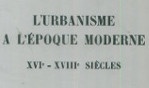 Lavedan   Urbanisme à l'époque moderne 16e   18e siècles
