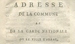 Arras   adresse garde nationale assemblée nationale 1790