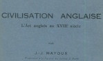art anglais   civilisation anglaise JJ Mayoux