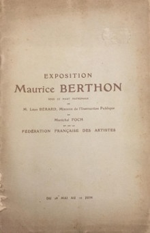 p Exposition p p des OEuvres de br Maurice Berthon p p i tombe au champ d honneur i p p Delarue Mardrus Lucie p