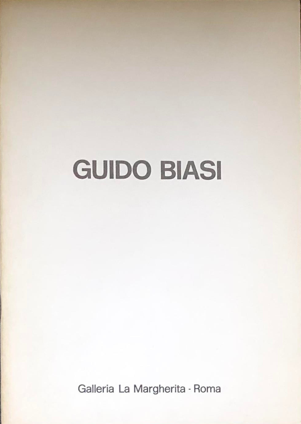  p Guido Biasi p p Lot de 4 catalogues p p Italie 1976 1978 p 