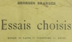 Brandès Georges   Essais choisis