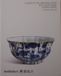  p Fishes in The Imperial Pond An Exceptional Xuande Bowl Sotheby s Hong Kong 2017 p p Krahl Regina p 