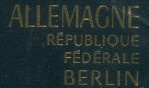 Allemagne République fédérale  Berlin   Guide bleu