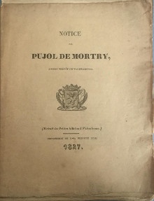 p Notice sur p p Pujol de Mortry p p ancien prevot de Valenciennes p p Dinaux Arthur Leroy Aime p