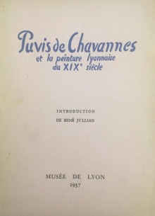  p Puvis de Chavannes p p et la peinture lyonnaise du XIXe siecle p p Jullian Rene p 