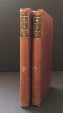  p Jacques le Fataliste p p et son maitre  p p par Diderot p p nouvelle edition plus correcte que les precedentes p p avec figures p p Deux volumes p p Diderot p 