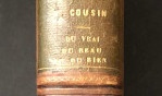 Cousin Victor   Du Vrai du Beau et du Bien