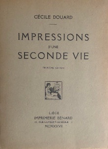 Impressions d une seconde vie Douard Cecile