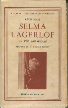 Selma Lagerlof em sa vie son oeuvre em Maes Leon