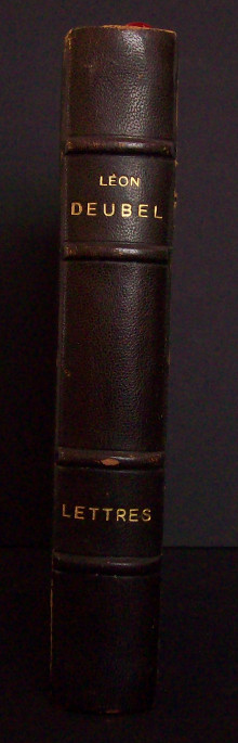 Lettres de Leon Deubel 1897 1912 introduction et notes par Eugene Chatot Deubel Leon