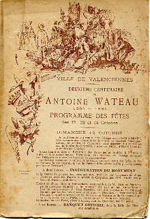 Deuxieme centenaire de la naissance de Antoine Watteau br L homme Le monument Foucart Paul