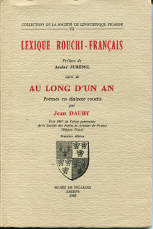 Lexique Rouchi Francais suivi de Au long d un an poemes en dialecte rouchi Dauby Jean