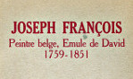 François   Joseph peintre belge, David